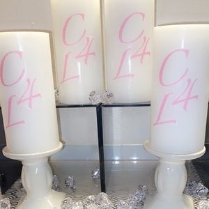 Custom logo candle